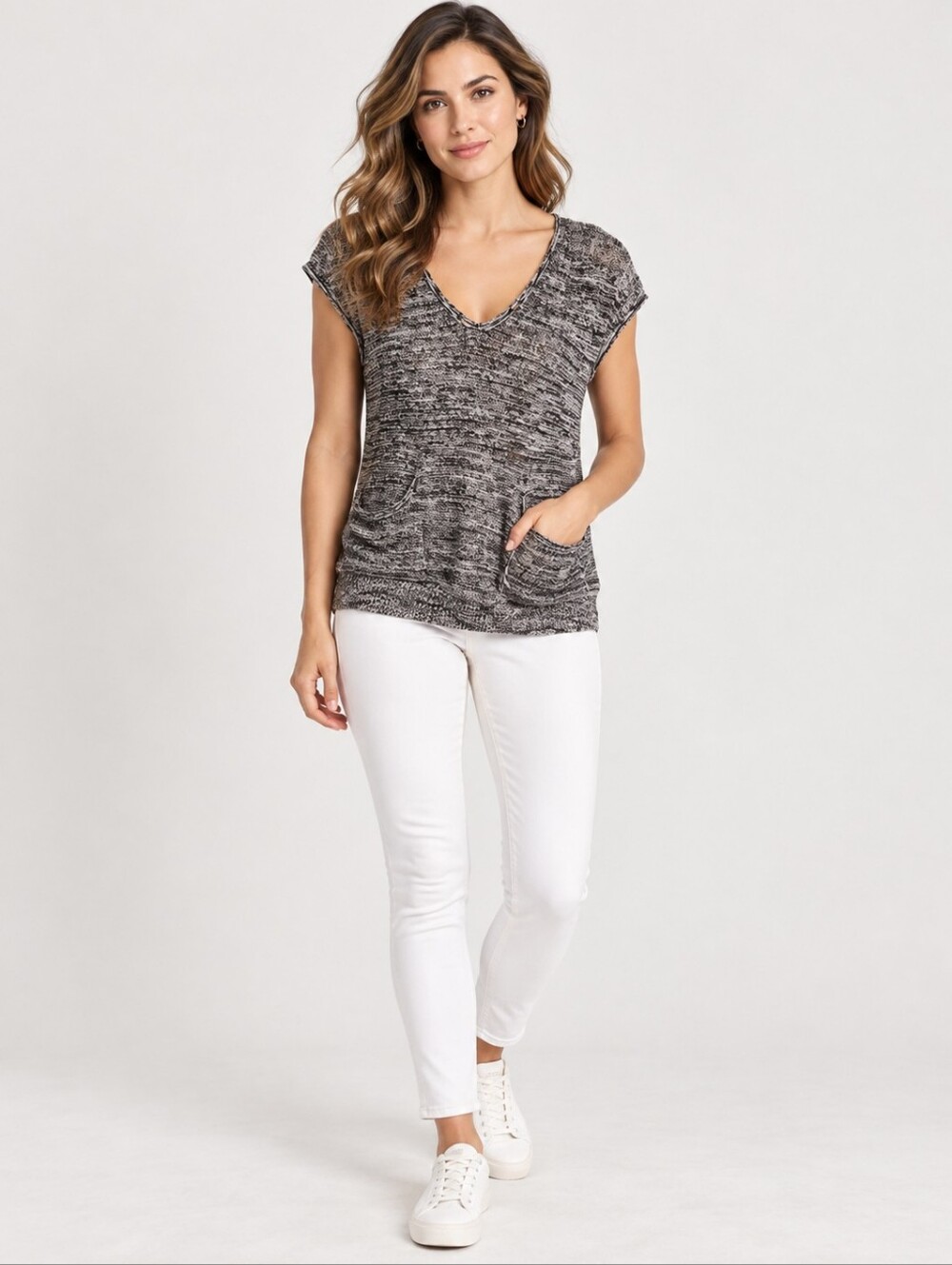 ❤ ANN TAYLOR LOFT LIGHTWEIGHT KNIT TOP, XS